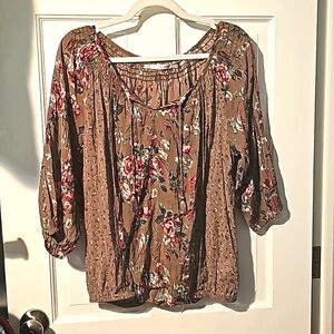 Boho chic hippie top